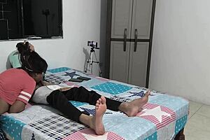 Step-sister’s skillful blow job is so good it is like an amateur porn movie