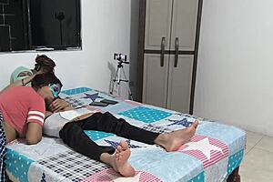 Step-sister’s skillful blow job is so good it is like an amateur porn movie