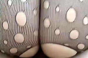 Big tits and ass, hot homemade video with creampie