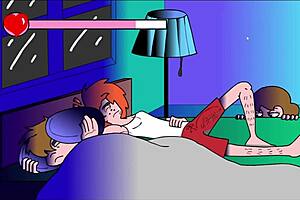 Relaxing on the couch with friends in this comedy series