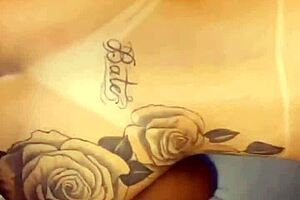 mineirinho licking my mature latina tits in lingerie deliciously