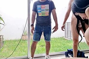 Latina Wife Fucked Hard by Stranger in Front of Husband