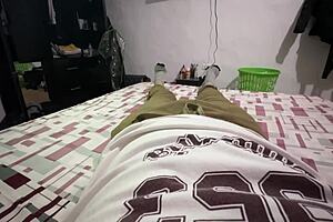 Stepson and stepdaughter have hot intimate experience