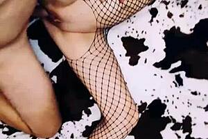 Does This Wife in Fishnets Spread Legs for You?