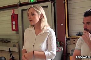 tall milf melany paris banged hard in warehouse by michael cheritto, wow!