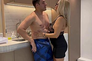 First time with a blonde liberal MILF's great sex