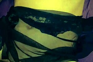 mother in law enjoys sex machine and massage combo