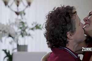 two sinners getting even in a passionate encounter