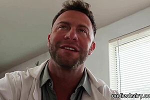 Busty blonde wife fingered by doctor then fucked hard 😍 - Seth Gamble and Laney Grey.