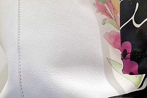 Italian Stepmom Shows Hairy Pussy in Public Store Display