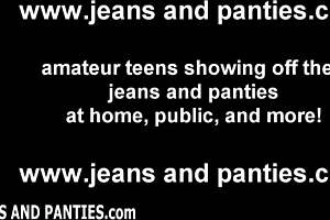 watch me tease my pussy while wearing tight skinny jeans