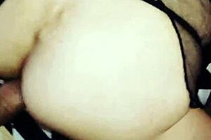 Does This Wife in Fishnets Spread Legs for You?