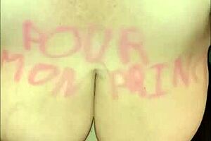 Marie Bends Over for Black Cock