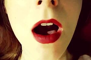 naughty adeline fantasizes about cum inside her pussy for impregnation