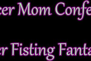 A soccer mom confesses her love for the fist in her pussy