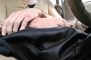 Transsexual mom in nylon outdoor sex