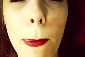 naughty adeline fantasizes about cum inside her pussy for impregnation