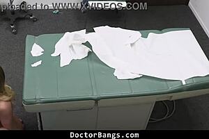 Cute Patient Orgasms in Hospital Group