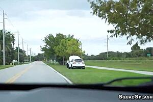 Milf Mandy Rhea savors facial cum after sucking