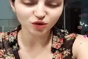 italian milf shines with bigo charm on display