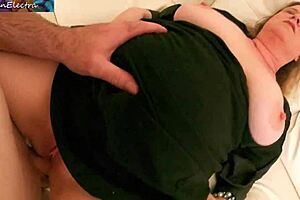 fucking around with stepmom ends up in her butt