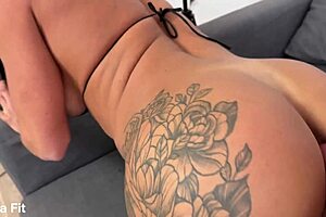 Big ass Latina gets intense anal action and creampie