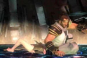 Momiji goes nude in wild Doa 5 tag wrestling action.