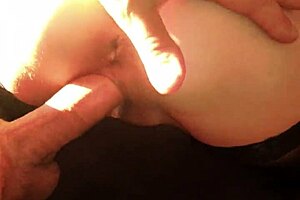 Wife in stockings dives into filming her first porn.