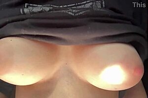 Artemisia Love's impressive tits bounce enticingly solo