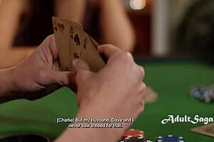 Erotic Poker Adventure! Husband Sleeps As Women Scissor And Lick Pussies!