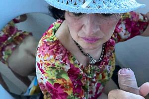 super mommy still sucking cock like a pro in homemade action