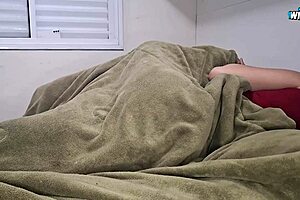 housewife enjoys licking from husband, almost caught by son part 2