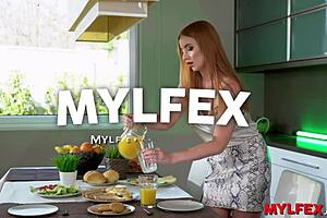 Mylfex - Honey Milf Serves Stepson Wild Morning Sex