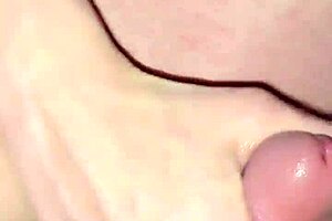 Dirty talking housewife gives big cock jerking and deepthroat blowjob