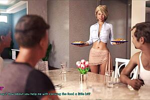 嘿，想玩这个人妻兼继母吗？