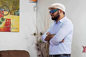 Horny blonde swallows cock during steamy porn casting session.