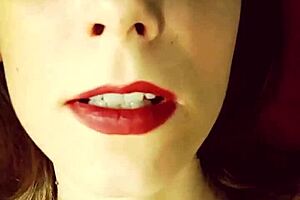 naughty adeline fantasizes about cum inside her pussy for impregnation