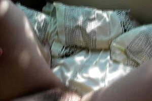 Hairy MILF is getting her asshole eaten in front of the window