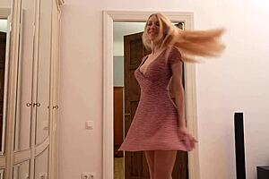 Charming Russian beauty in stunning outfit, unforgettable presence