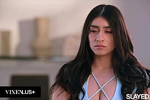 VIXENPLUS Hot teacher Anissa gives student Violet a sexy lesson