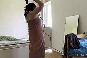 busty babe marlyn chenel skips date for self fingering and masturbation