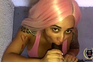 Curvy Barbi's Pink Hair Gets Covered in Rome Major's Cum. Is It a New Trend or Just Messy Fun?