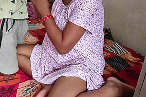 While Pressing Mistress’s Feet, Servant Fucked Her Hard and Rough