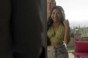Celeb gives exclusive tour, gets intimate with stepsisters