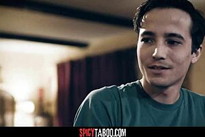 hot stepfamily dives into wild threesome with intense action