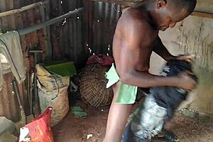 Handsome man gets his cock covered with cum