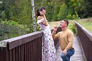 i made her an offer, no time to explain, just fuck me hard outdoor with big cock