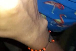 I got caught suckin' big black cock alone at home