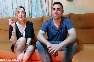 Stranger fucks wife in front of husband