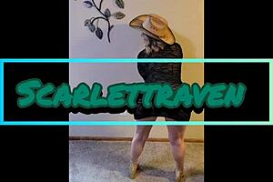 Cute Hotwife Scarlettraven Strips and Gets Fucked Doggystyle Facing Camera